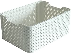 Curver Style, Caja Organizadora, Blanco Vintage, S (7 L): Amazon.es: Hogar