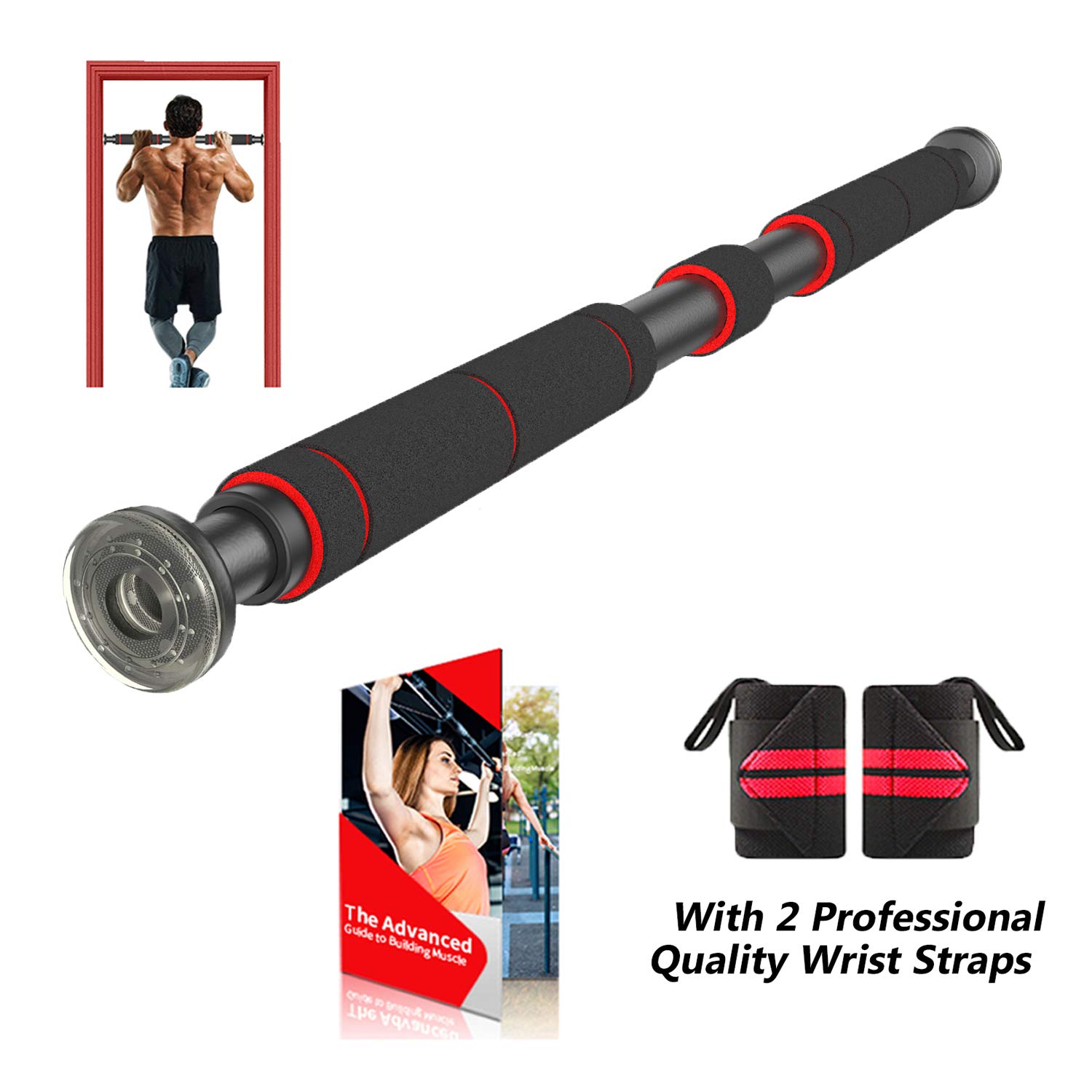 AmazeFan Pull Up Bar Door Frame ChinUp Bar for Doorway with Extended