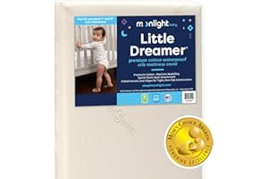 Moonlight Slumber Little Dreamer Crib Mattress Cover, Ecru, Hypoallergenic - Mattress Not Included