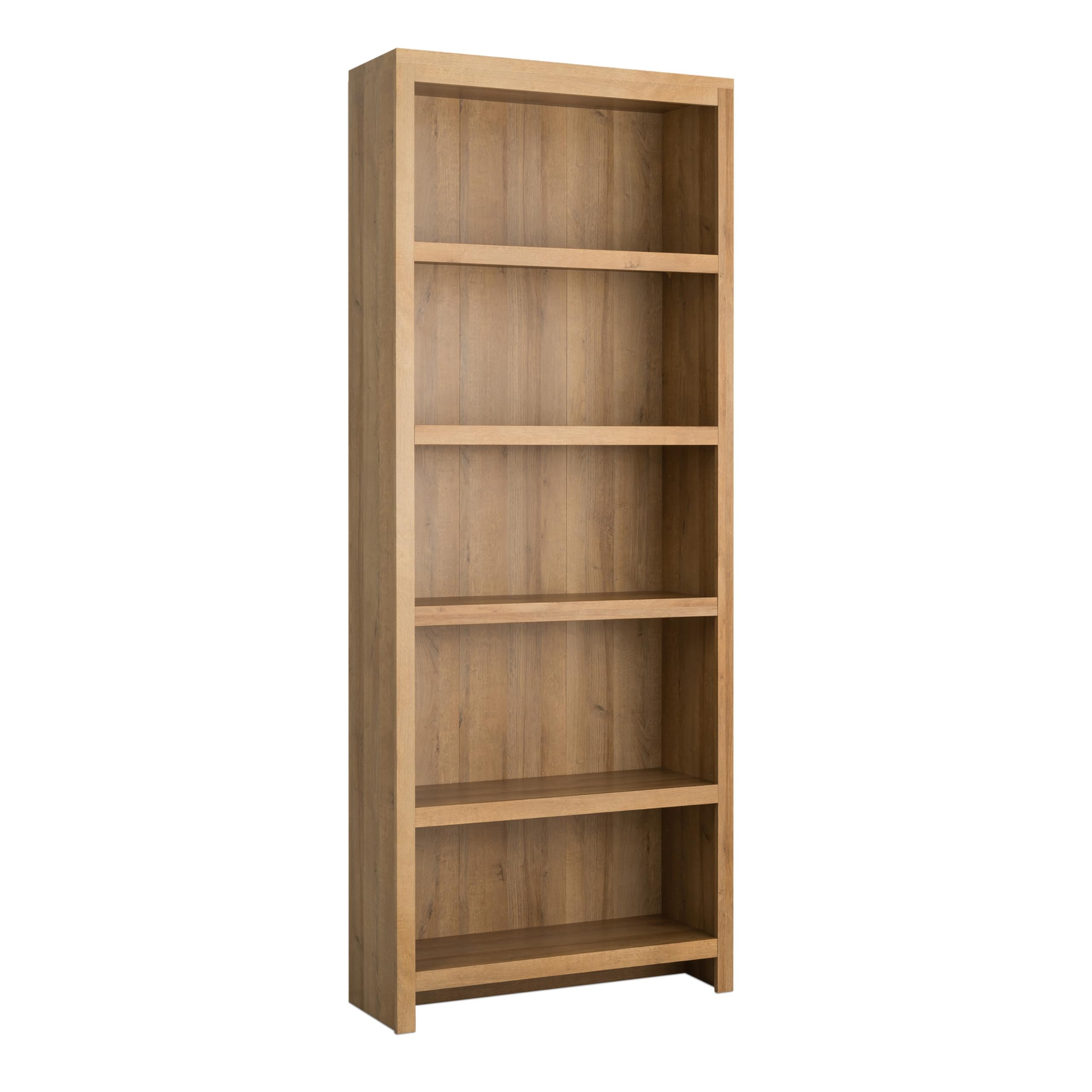 Photo 1 of *************MISSING 3 SHELVES AND BACKING IS BECOMING SEPARATED************
Prepac Moda 5-Tier Tall Wooden Bookcase, Oak Storage Cabinet, Display Cabinet, Bookshelf with Storage Shelves 31.75" W x 80" H x 12" D for Home Office, Living Room, Bedroom Organ