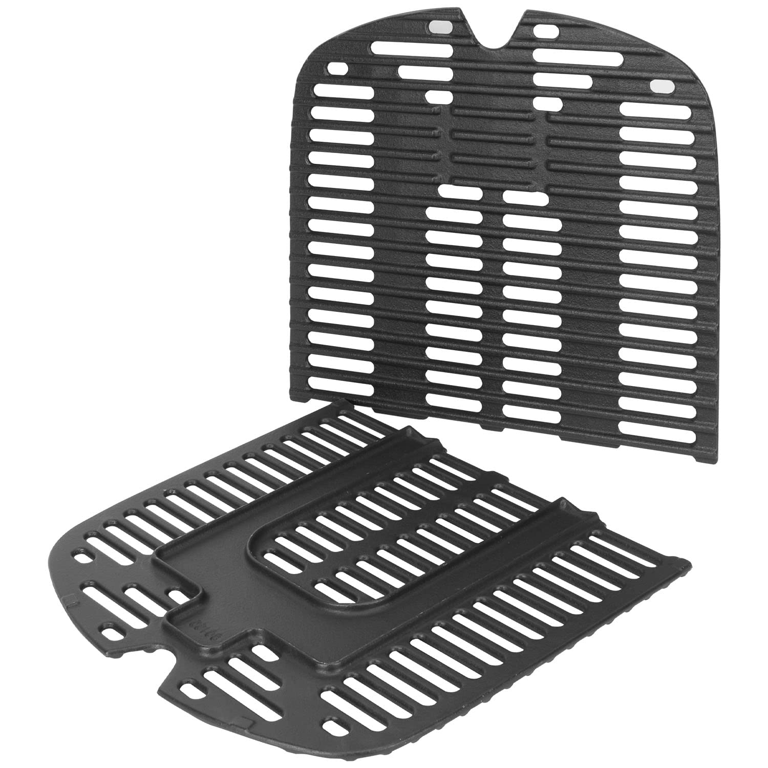 Photo 1 of Cast Iron Grill Grates for Weber Traveler Gas Grill, 9010001 Model, Cooking Griddle Replacement Part for Weber Traveler Grill Cover, 2PCS
