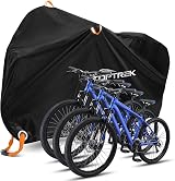 toptrek Bike Cover 210D 3 Bikes Outdoor Storage 220x120x110cm Waterproof