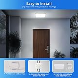 Combuh 30W LED Motion Sensor Ceiling Light 6500K IP56 Porch Hallway view 6