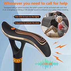 LJINNOVEX Folding Adjustable Walking Cane with