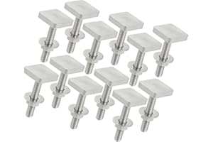Hihaha Roof Rack T Shaped Slot Bolts/Inside for Car/Durable/Stainless Steel / 12Pcs