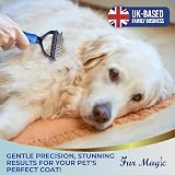 Fur Magic Dematting Comb for Dog & Cat – Dual Sided Deshedding Tool view 5
