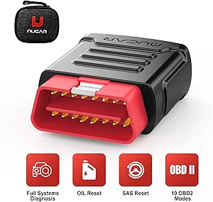 OBD2 Scanner Bluetooth, Mucar BT200 Full Systems Auto Diagnostic Scanner With Free Oil SAS Reset, Life-time Wifi Update Car Diagnostic Scanner for All Cars, Code Reader &amp; Scan Tools for iOS &amp; Android,