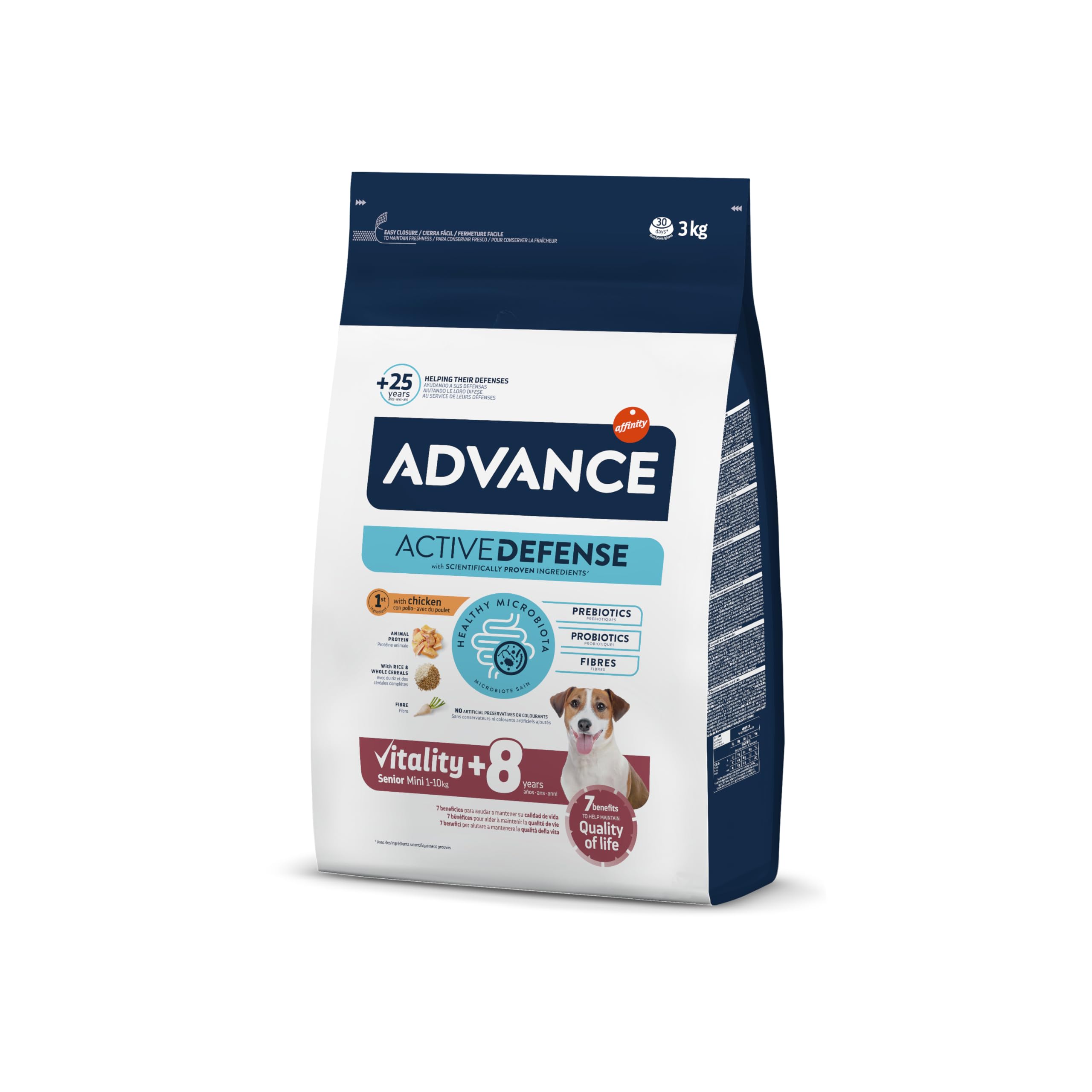 Advance Dog Food Senior Mini +8 3kg