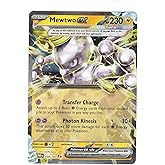 Pokemon - Mewtwo ex 058/182 - Paradox Rift - Tera Double Rare - Single Card