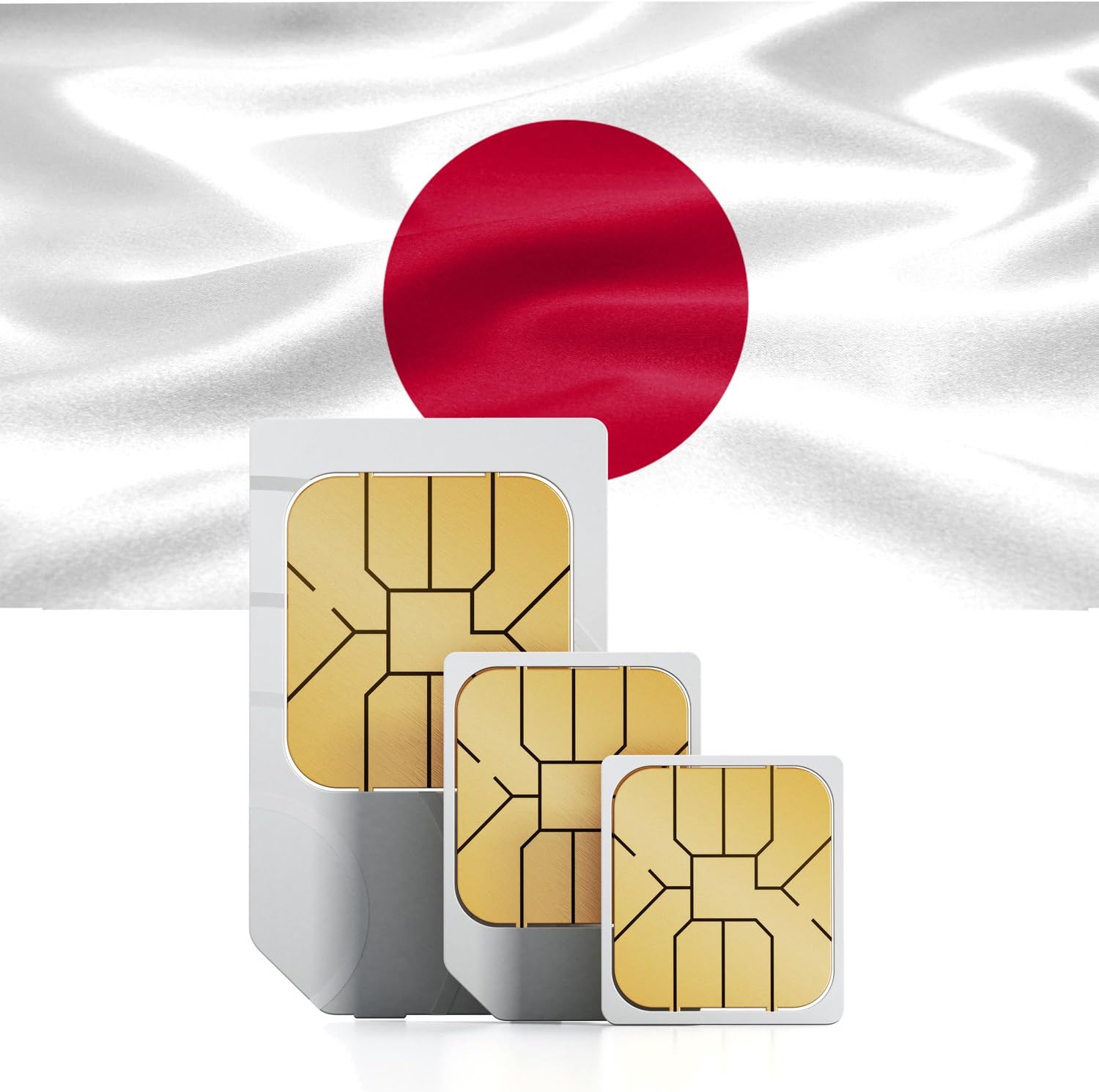 Japanese Prepaid 1GB Data sim Card Standard Micro Nano 30