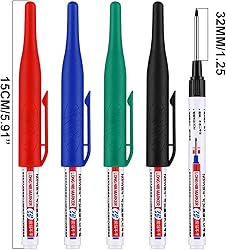 Juroicessry 4 Pcs Multi Purpose Deep Hole Marker
