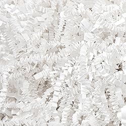 Mefleet 1 LB Crinkle Cut Paper Shred Filler White