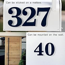 Hvatry 5'' House Numbers for Outside - Modern