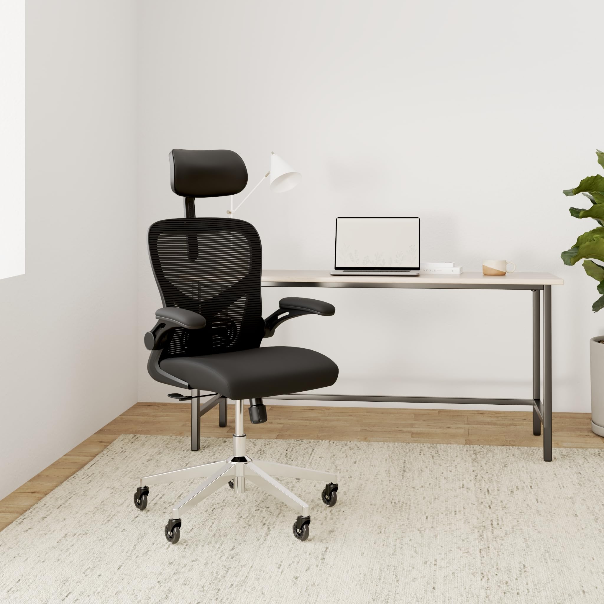 CLOUVOU SmartSeat Bürostuhl Ergonomisch [TESTSIEGER] Schreibtischstuhl 100% individuell einstellbar | Büro Stuhl & Gaming Stuhl | Computerstuhl Home Office Chair Ergonomic | Drehstuhl 150 kg 2