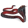 LYROYREG 25" 3D Printed Snake, 3D Printed Fidget Animals,3D Crystal Snake Flexible Joints Home Decor Executive Desk Toys,Home Office Decor Executive Desk Toys for Autism/ADHD (Black)