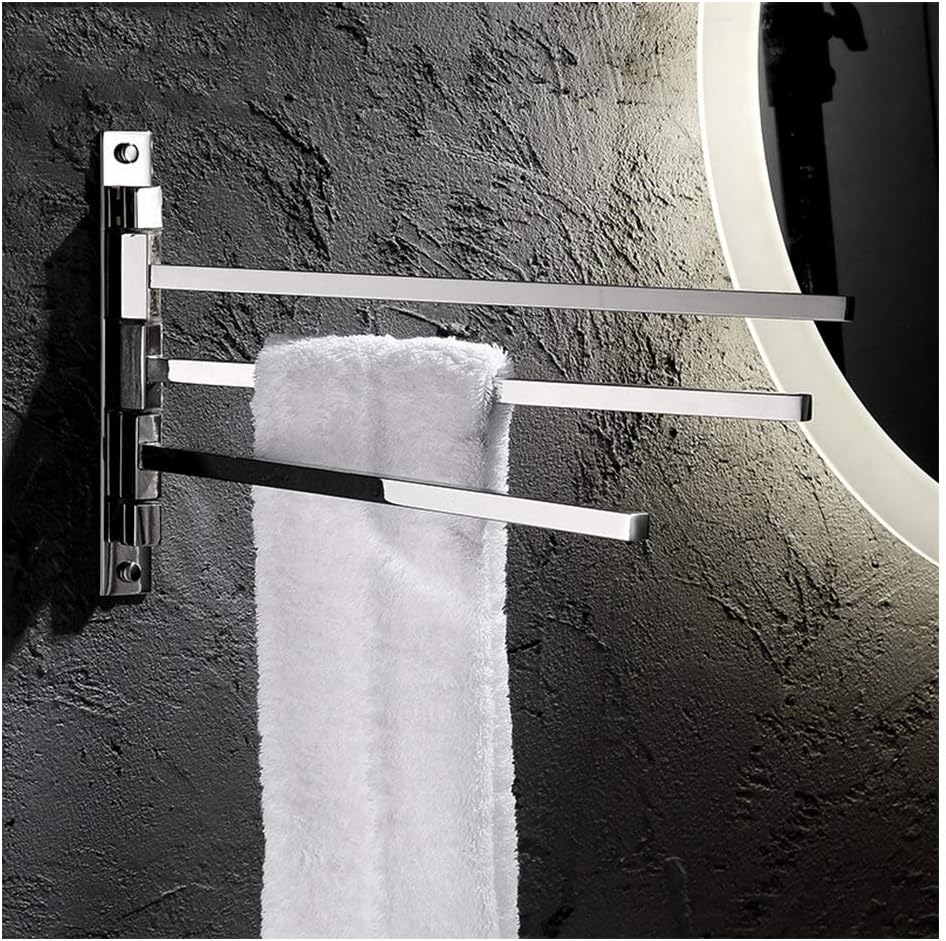 Modern 304 Stainless Steel Chrome Rod with Towel Rod for Bathroom or