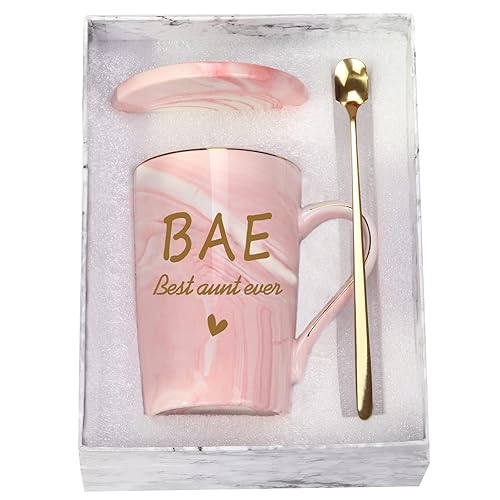 WENSSY Aunt Gifts BAE Best Aunt Ever Mug Aunt Mug Mother's Day