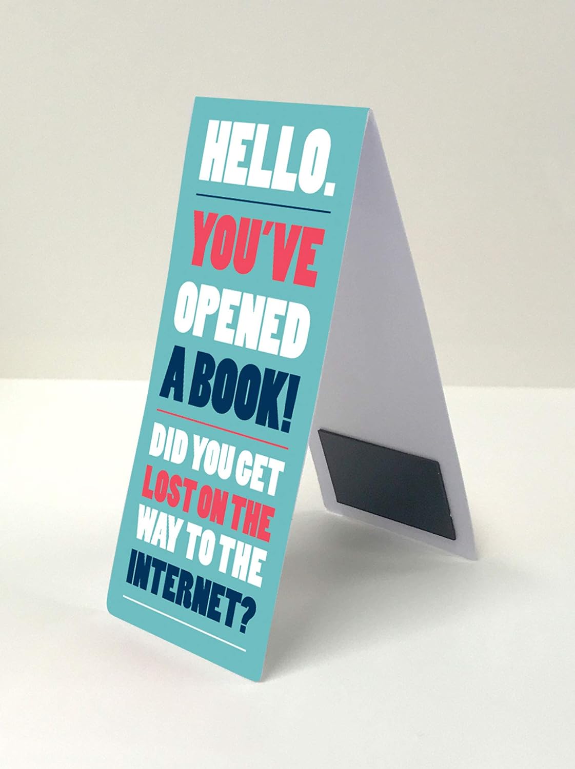 Brainbox Candy, Funny 'Hello' Magnetic Bookmark, Perfect Little Birthday Present Gift for Him Her Friends Book Lovers - Image 4