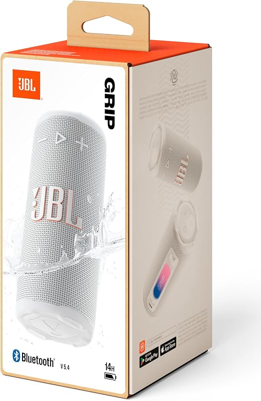 Grip, Altavoz Bluetooth Compacto, Blanco