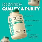 Incite Nutrition Probiotics Acidophilus 10 Billion CFU 120 Tablets view 5