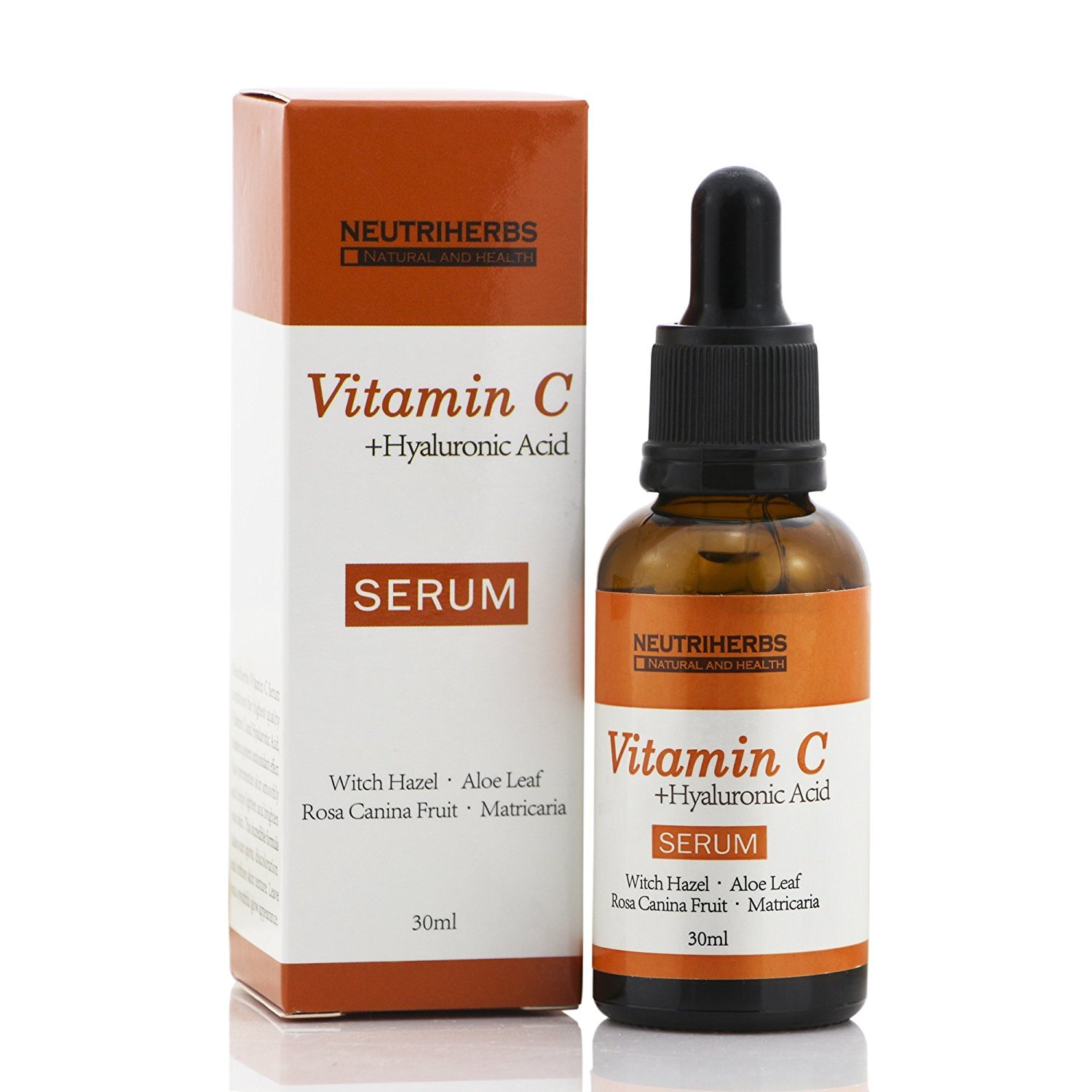 Neutriherbs Vitamin C Serum with Hyaluronic Acid 1 Oz Anti Aging Anti