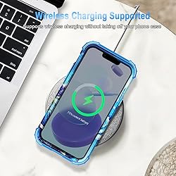 Miqala Compatible with iPhone 14 Plus Case,Glow in