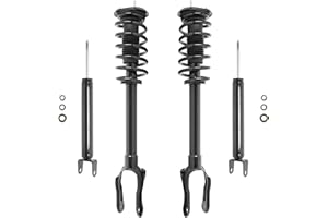 Unity Automotive 4-11817-256500-001 Front and Rear Replacement Complete Strut Assembly Shock Kit Fits 2011-2015 Dodge Durango