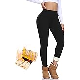 NEW YOUNG Thick Fleece Lined Leggings Women Tummy Control High Waisted Winter Thermal Warm Soft Yoga Pants