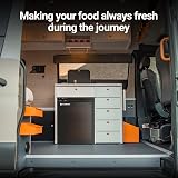 AAOBOSI 65L Campervan Fridge Freezer 12V APP Control Car Truck Boat view 6