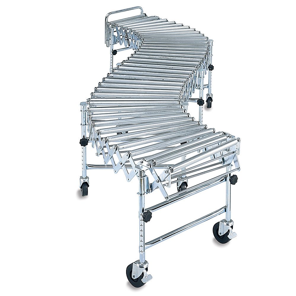 Nestaflex Expandable/Portable Roller Conveyors 24" Wide 7'0" to 23'2" Long 36