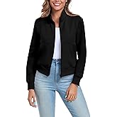 FIOPHY Women's Full Zip Up Sweatshirts Fleece Jackets Stand Collar Long Sleeve Casual Outwear Fuzzy Warm Coat with Pocket