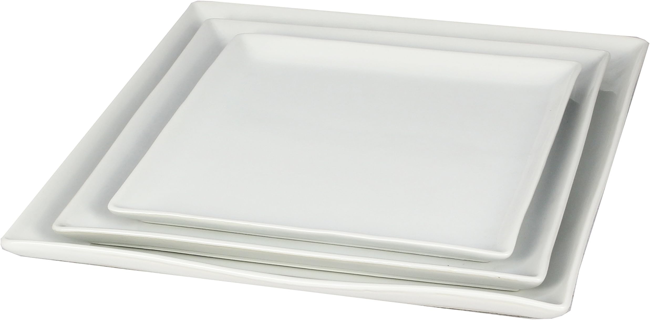 Borella Casalinghi 23970 Framework Plate, Ceramic, White