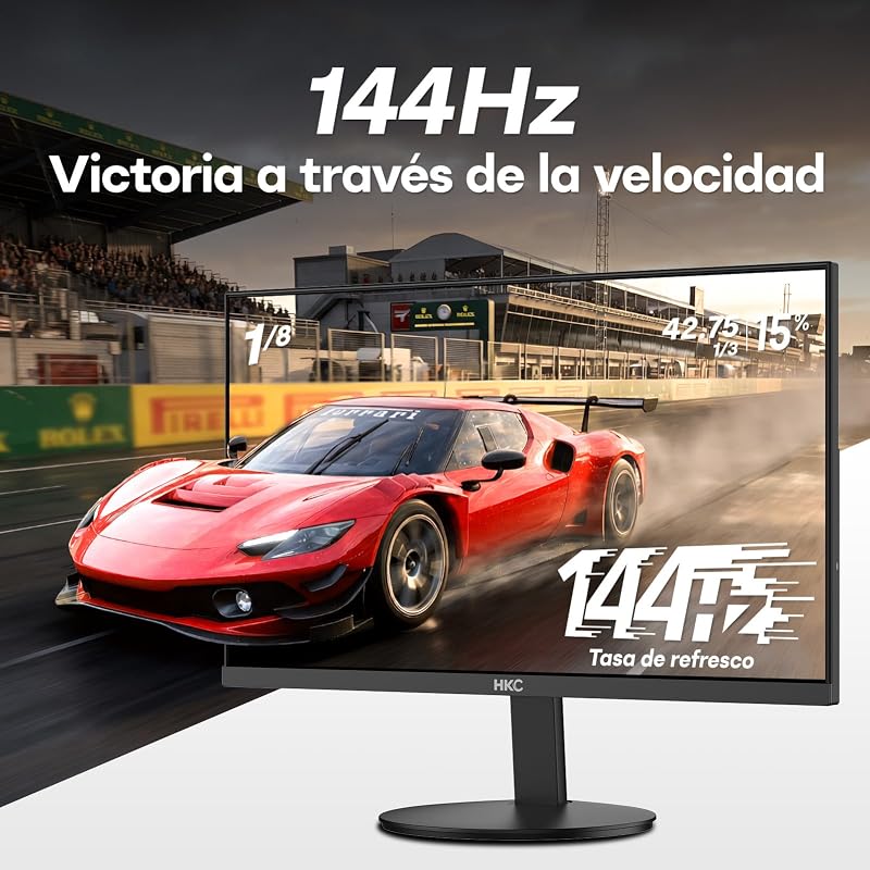 27 polegadas Full HD IPS 144Hz, 5ms, monitor de gaming inclinável