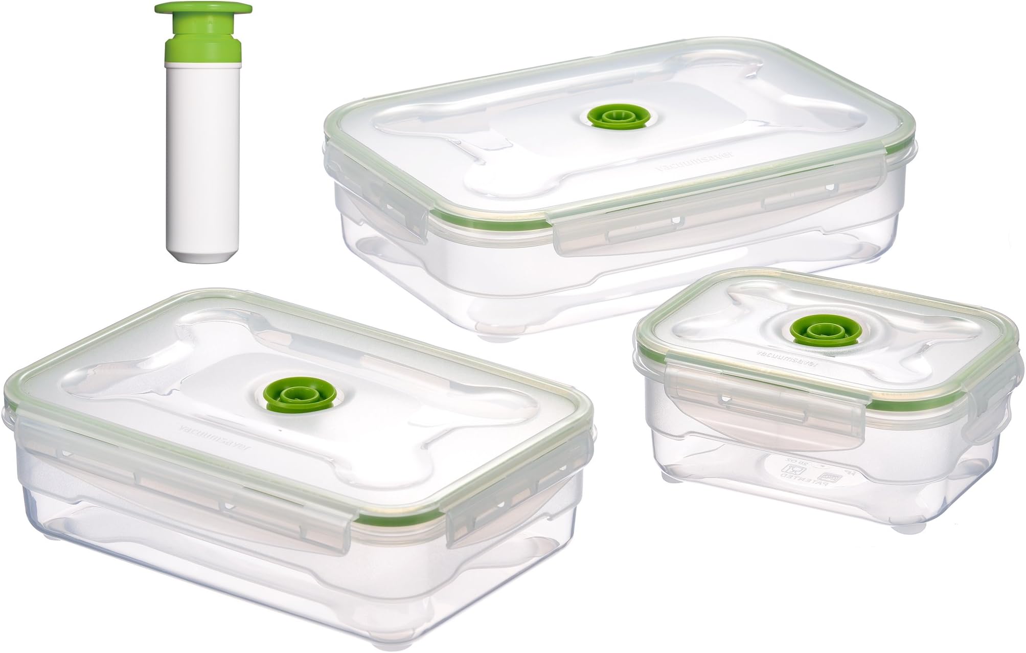 Set of three rectangular tapers