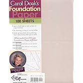 Carol Doak's Foundation Paper, 8.5-x-11-inch