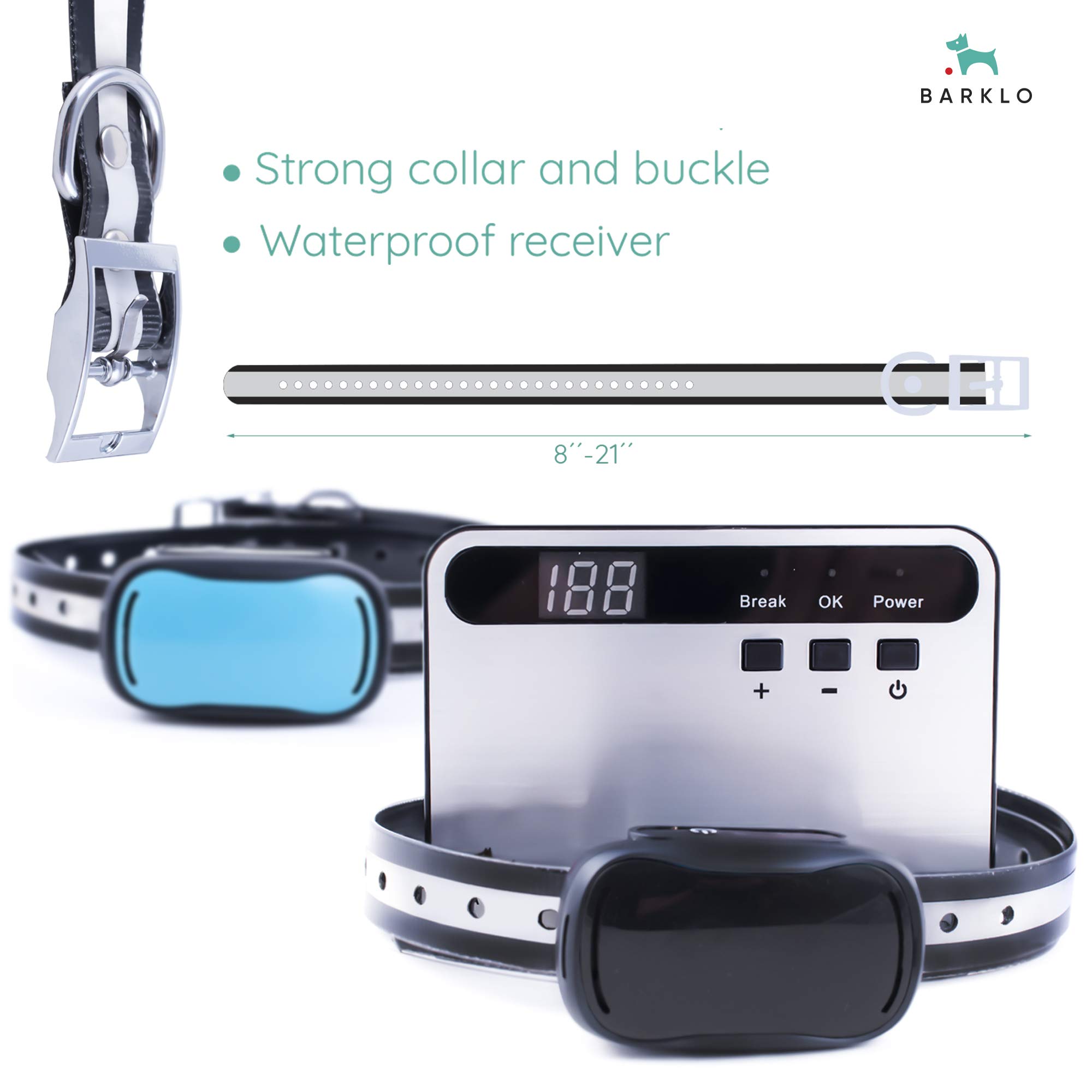 Barklo Invisible Electric Fence for Dogs Underground Pet Perimeter