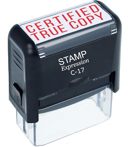 True Copy Attested Stamp