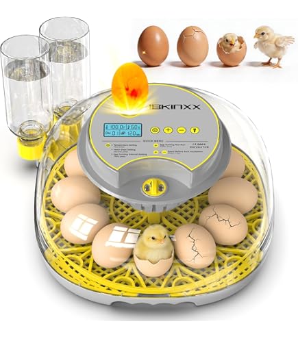 Amazon.com: 18-33 Egg Incubator for Hatching Eggs, Automatic Egg