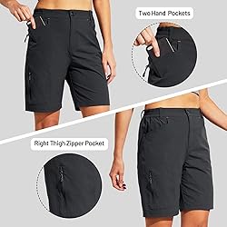 MIER Women's Quick Dry Stretchy Hiking Shorts