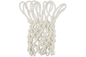 NOOPEL Basketball Net Replacement 1 Pack, Basketball Nets Heavy Duty Outdoor with 12 Loops, for All-Weather 21inches (10 oz), Anti Whip, Fits Standard Indoor or Outdoor Hoop, Rim Not Included