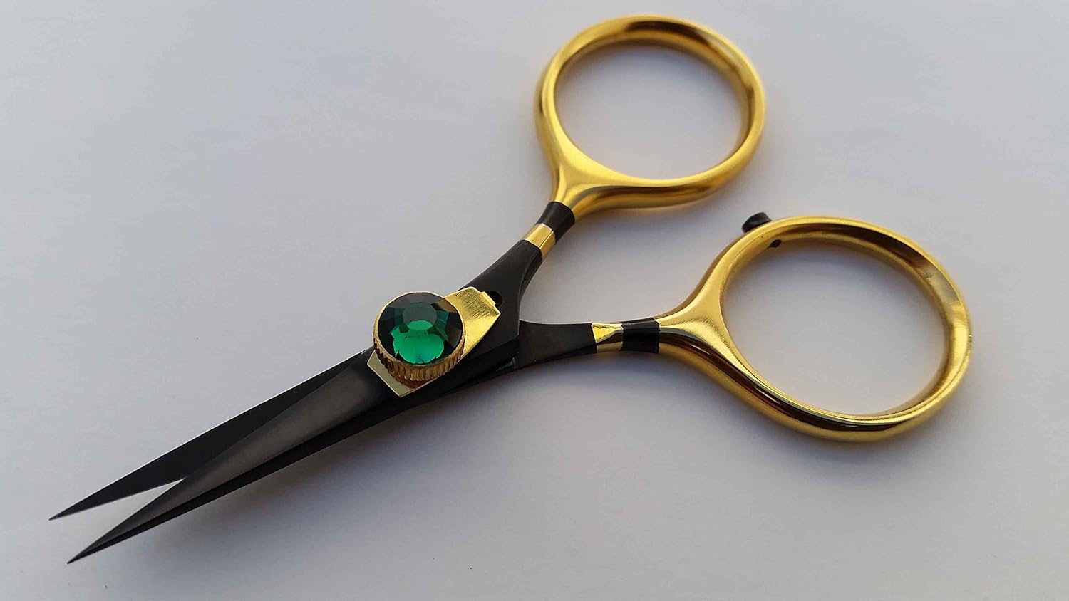 Fly Tying Vises & Tools Black Razor Scissors 4" Straight Sharp Blades