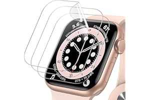 JETech Screen Protector Compatible with Apple Watch SE 3/2/1 (2025/2022/2020) / Series 6 5 4 40mm, TPU HD Clear Full Coverage