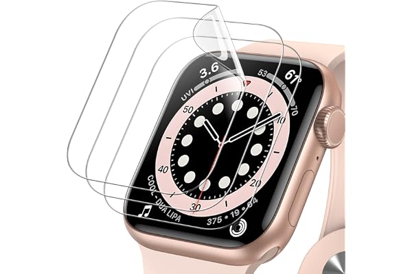 JETech Screen Protector Compatible with Apple Watch SE 3/2/1 (2025/2022/2020) / Series 6 5 4 40mm, TPU HD Clear Full Coverage