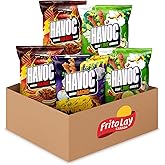 Frito-Lay Variety Pack (Havoc Bulgolgi Blaze 2x190g, Smoky Nacho 1x232g, Fiery Lime 2x280g), 5 bags, Chips Snack Box