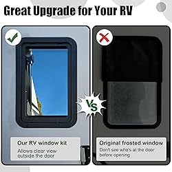 806621 RV Window for Entry Doors With Low-profile