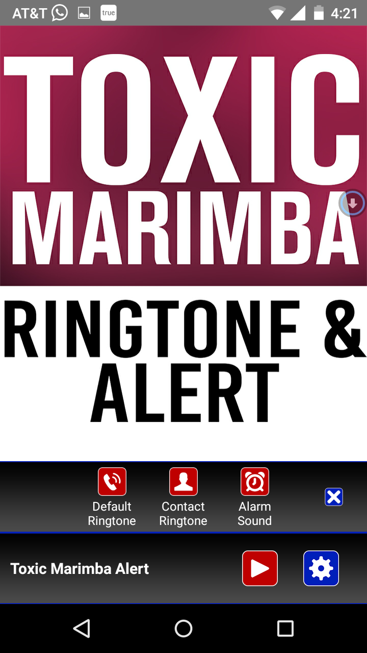 Amazon Com Toxic Marimba Ringtone And Alert Appstore For Android