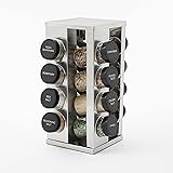Kamenstein Revolving 20-Jar Spice Rack With Free Refill - Stainless Steel - View #8