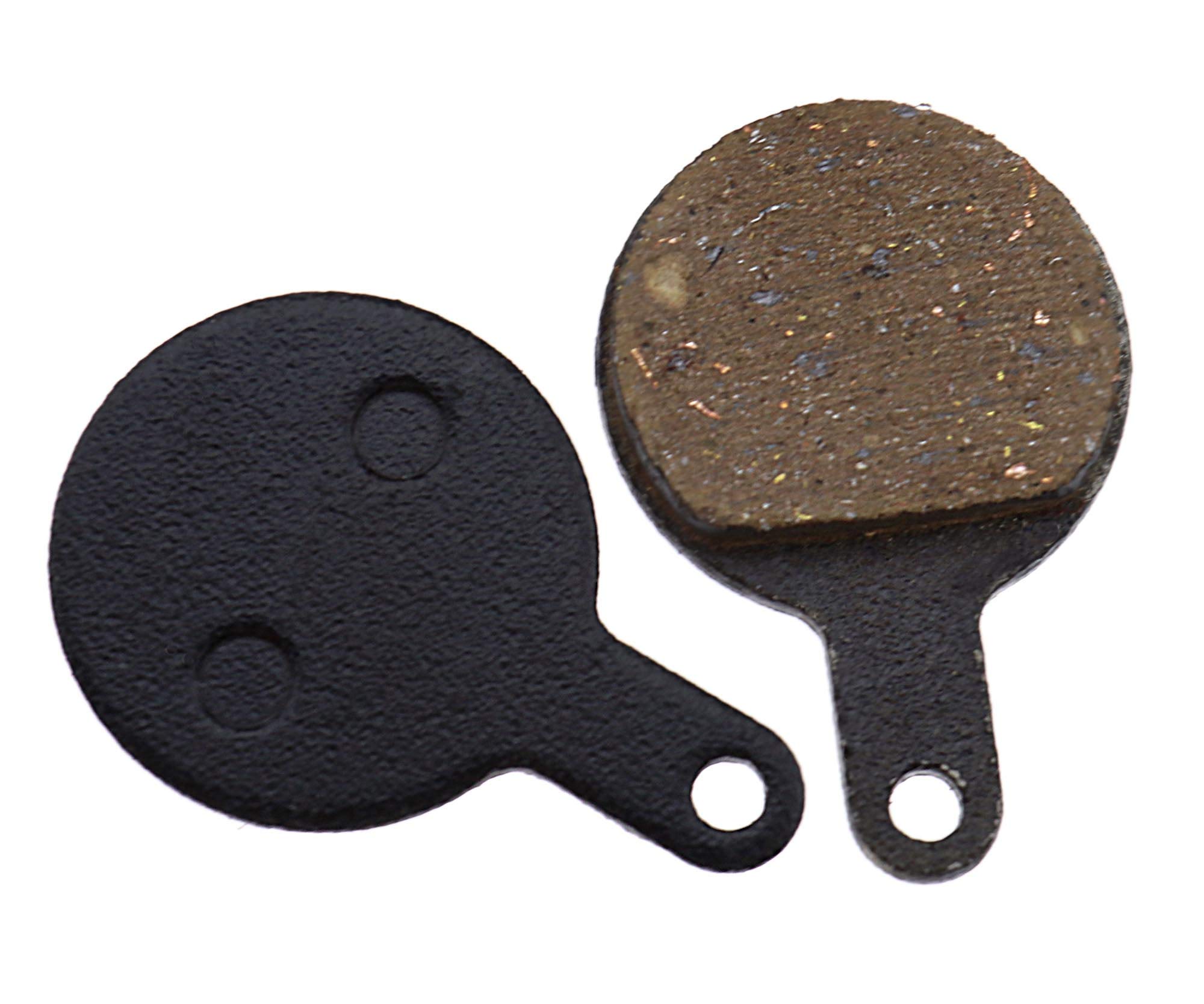 The Lord of the Tools 23mm Round Bike Disc Brake Pad Resin MTB Disc Brake Pads Compatible with Tektro IOX 1 Pair
