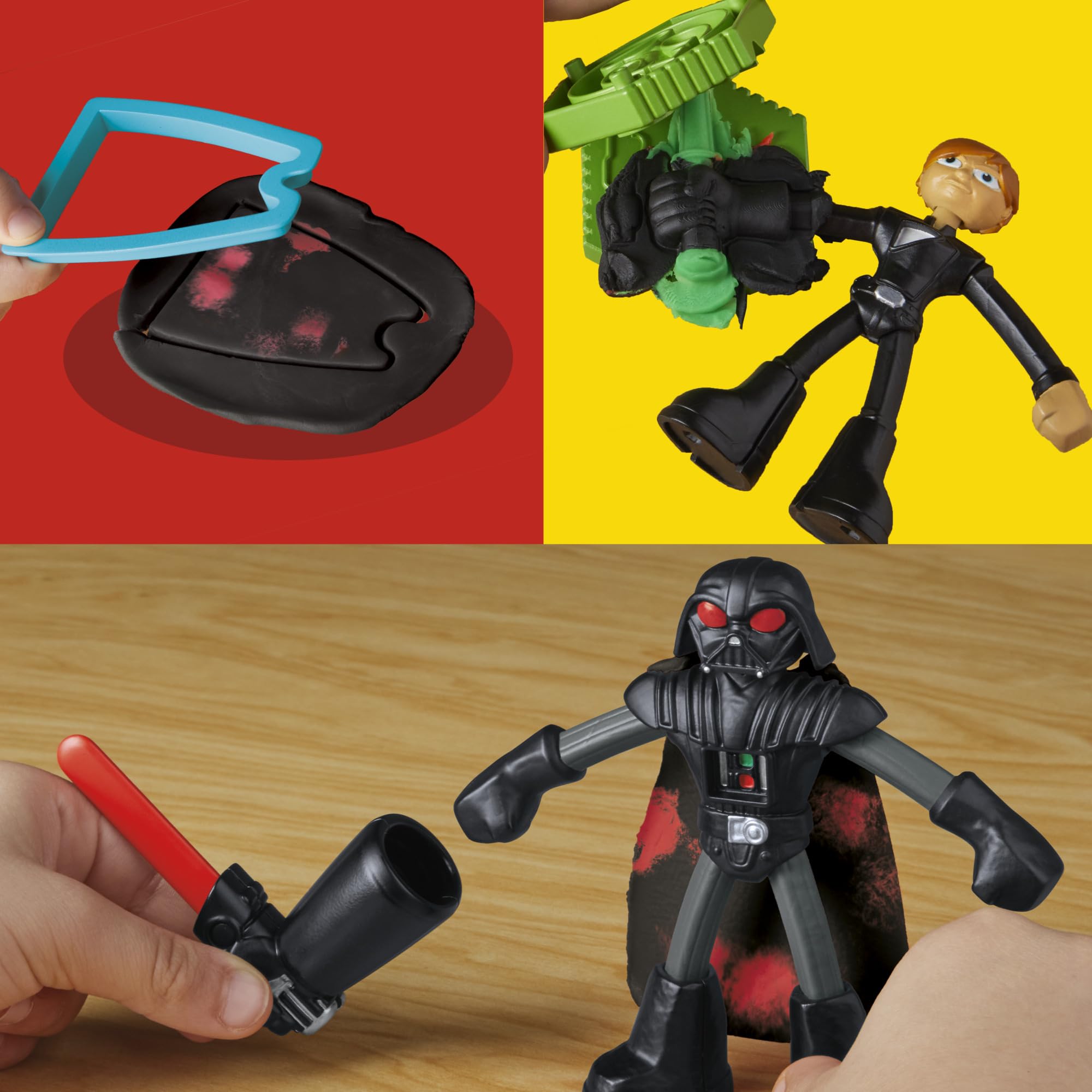 Play-Doh Star Wars Galaktische Knet-Abenteuer Action-Figurenset (10 cm) 4