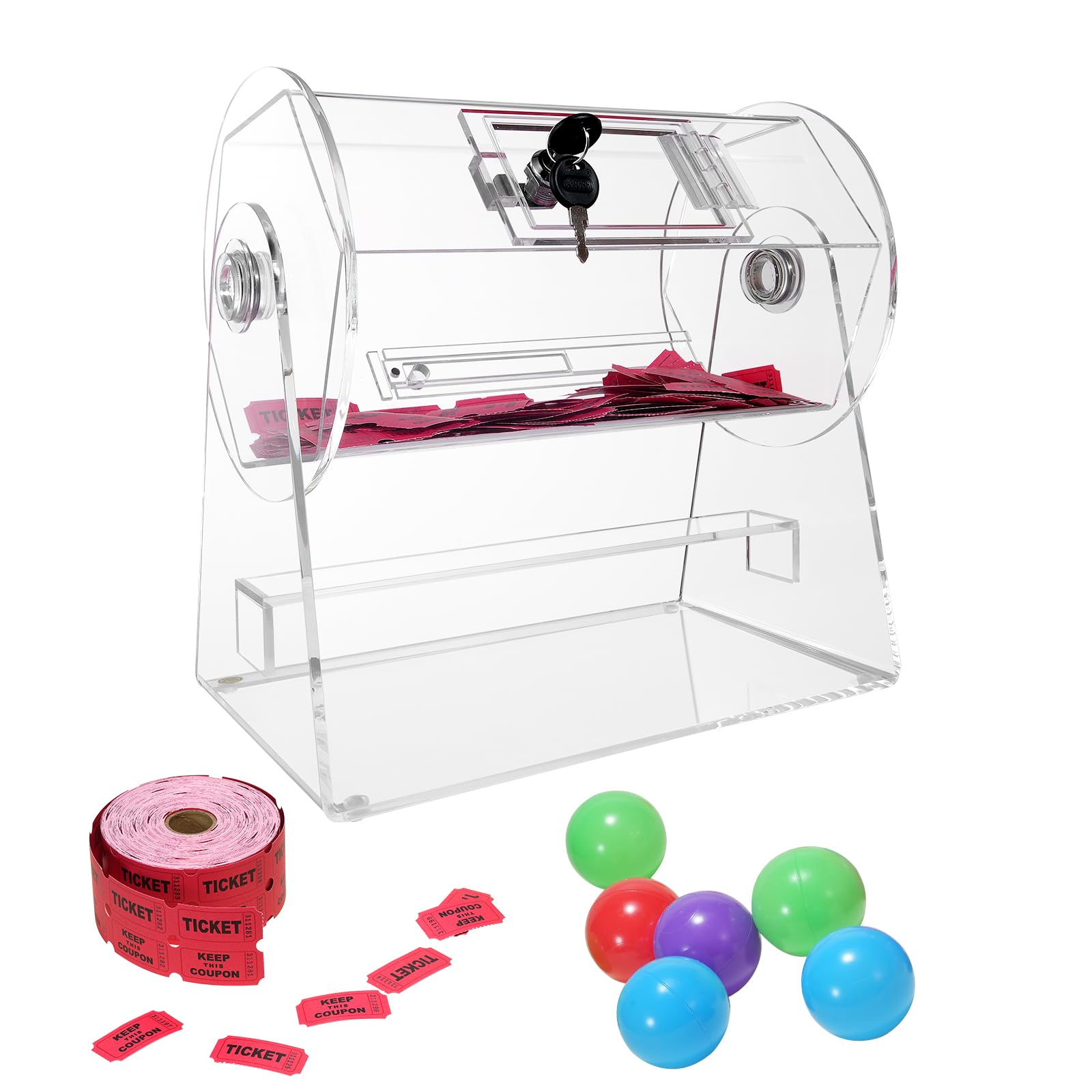 VEVOR Acrylic Raffle Drum, Professional Raffle
